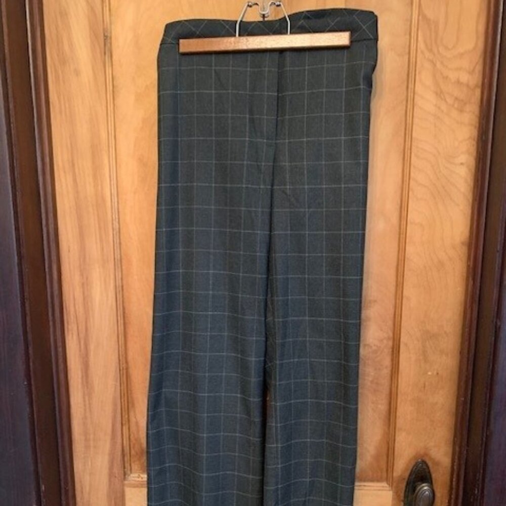 J. Jill Trousers Gray Window Pane Size 18